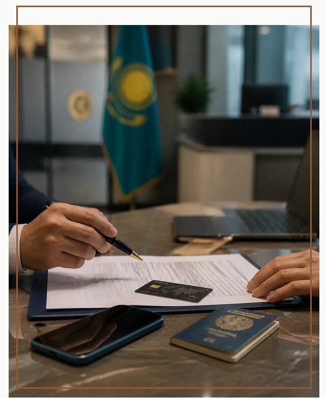 Открытие счета и банковской карты в Казахстане в Елабуге